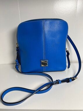 Dooney & Bourke Electric Blue Leather Crossbody